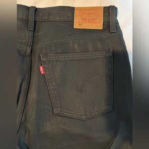 Levi's Women’s Wax-Coated Straight Jeans — Size 30